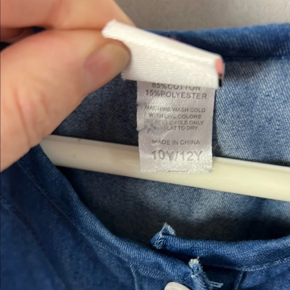 Kids Blue and White Flutter Sleeve Lace Bow Jumpsuit Coastal Sailor Style Romper - Picture 5 of 7